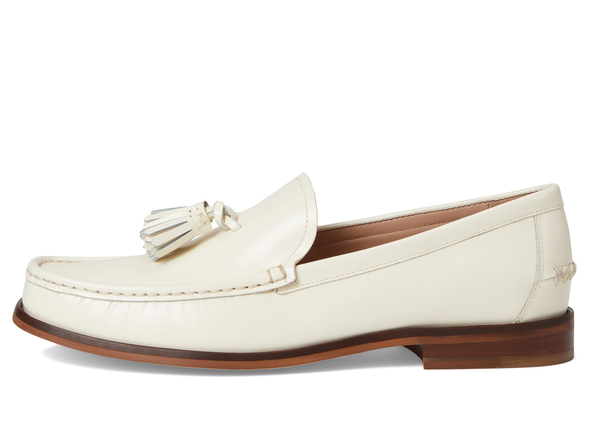 Contemporary Tassel Loafer Ivory