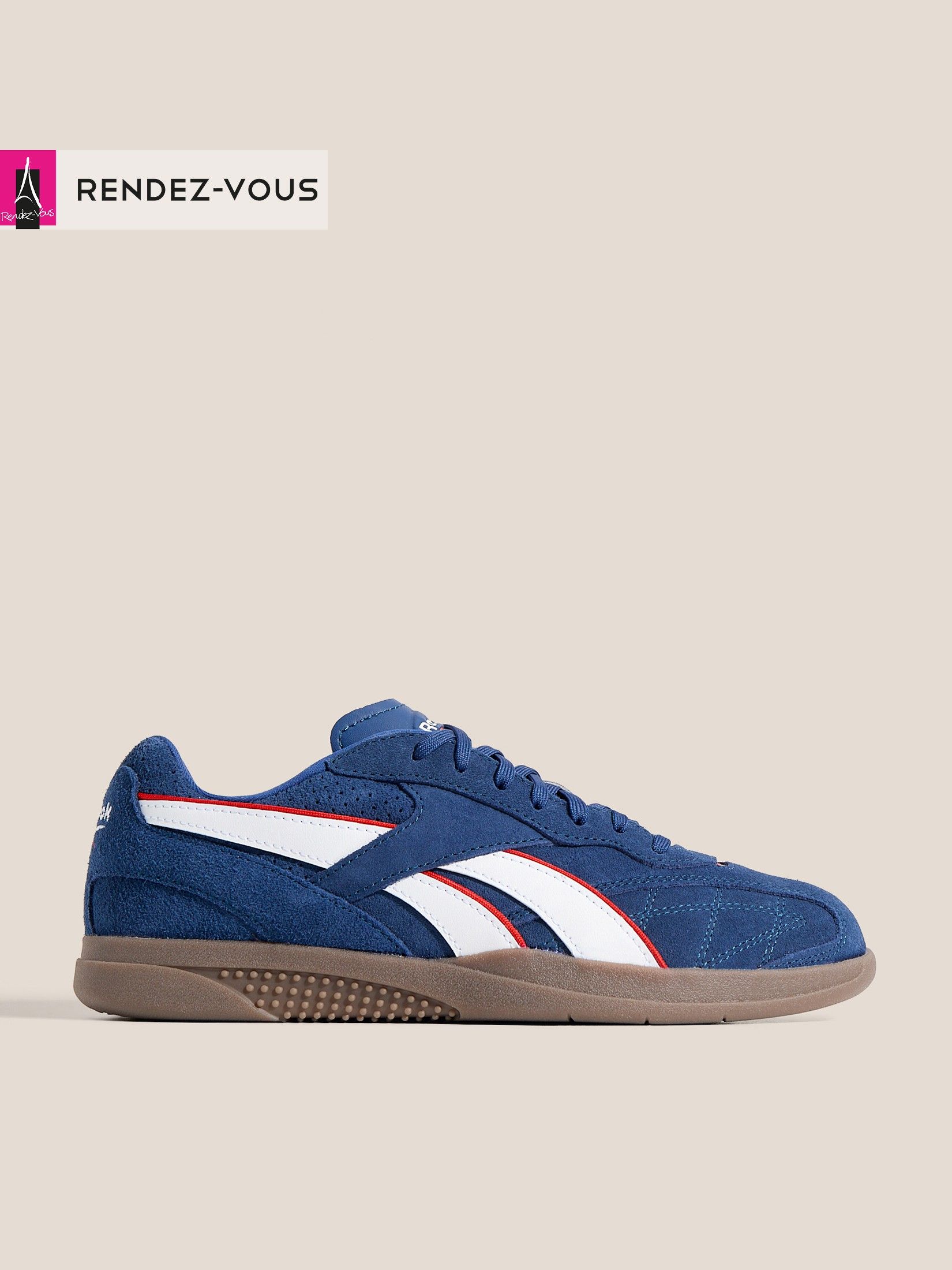 Sleek Retro Sneaker Indigo