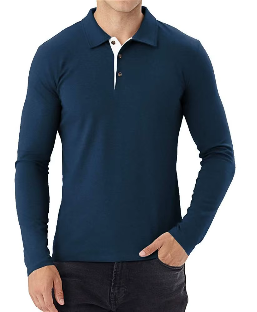 Elegant Men's Classic Polo Shirt Plus
