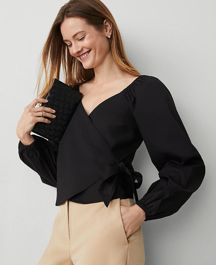 Women's Wrap Blouse