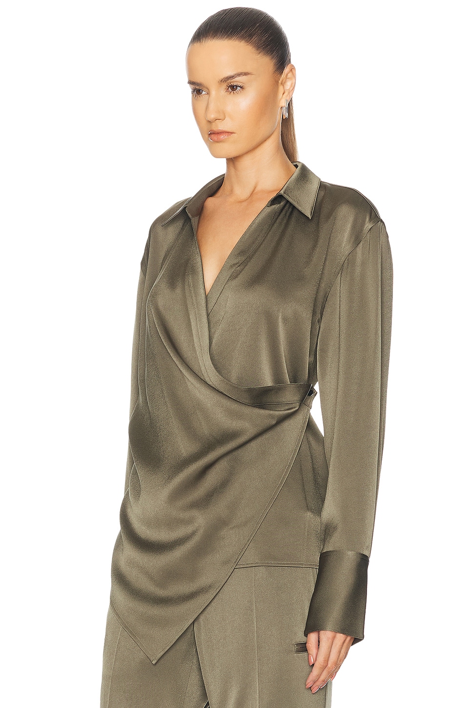 Women's Wrap Blouse