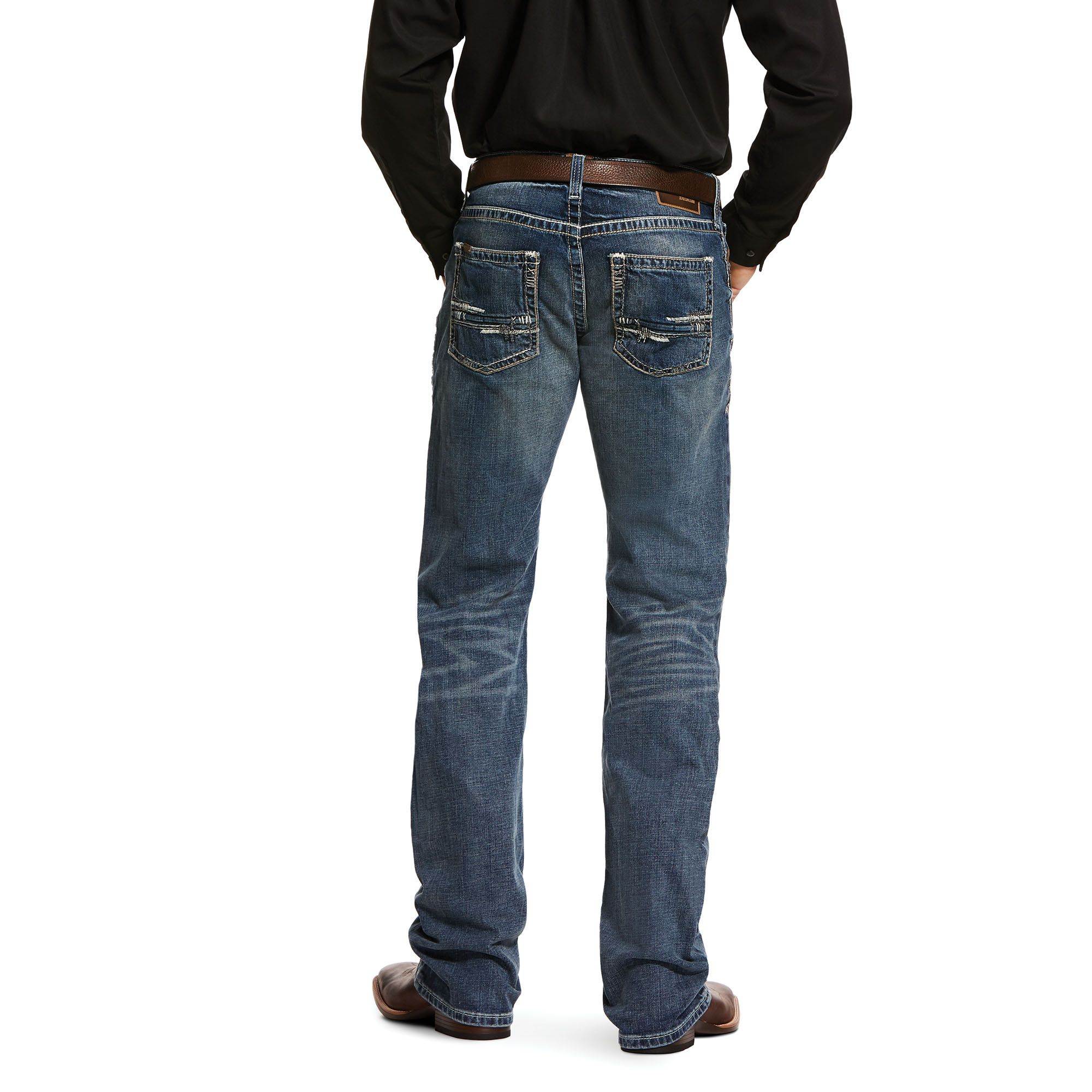 Trendy Men's Denim Jeans Straight Cut Plus