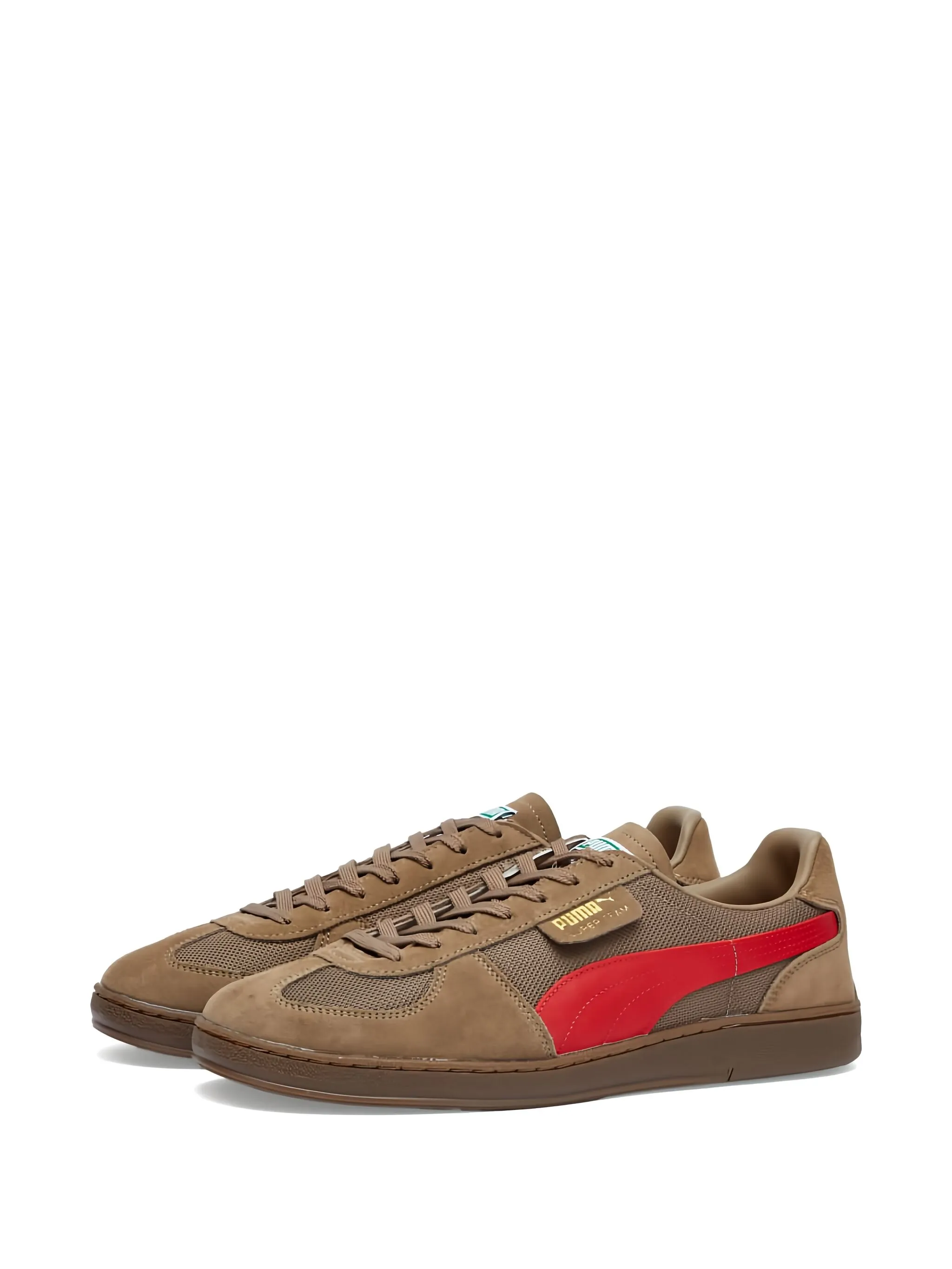 Bold Performance Tennis Shoe Cognac