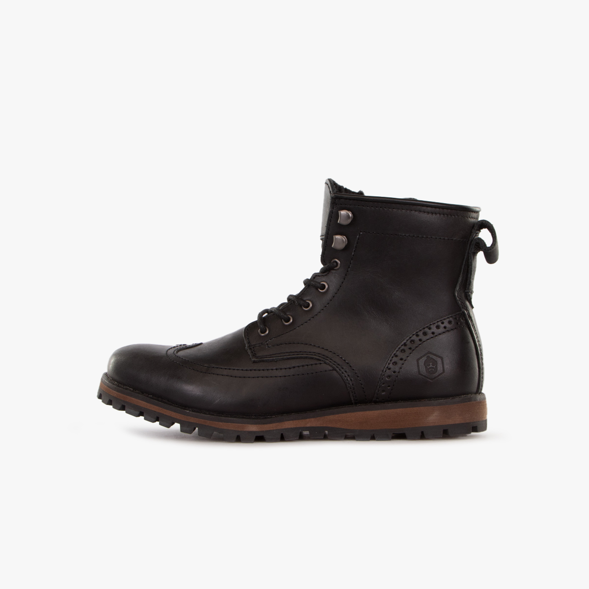 Tech Brogue Boot Rust