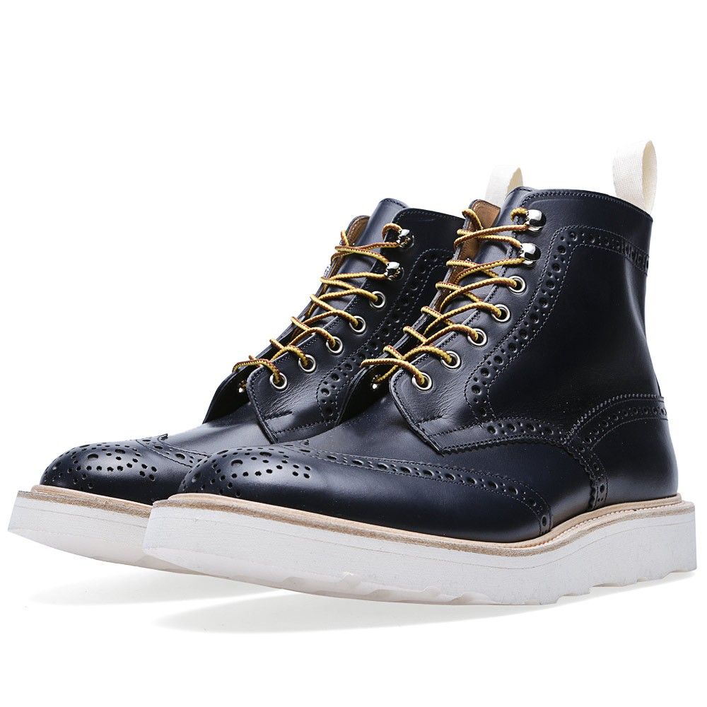 Tech Brogue Boot Rust