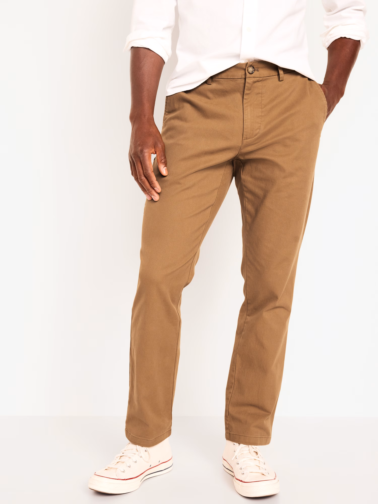 Lightweight Men's Casual Chino Pants Natural