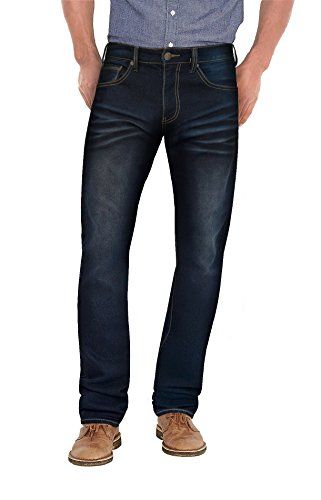 Comfort Men's Denim Jeans Straight Cut Deluxe