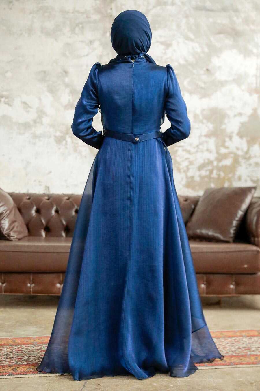 Hijab Dress - Navy