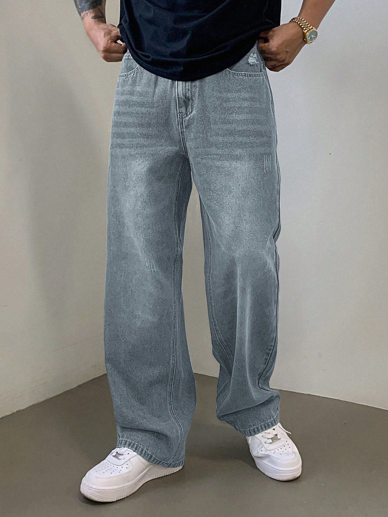 Casual Men's Denim Jeans Straight Cut Max