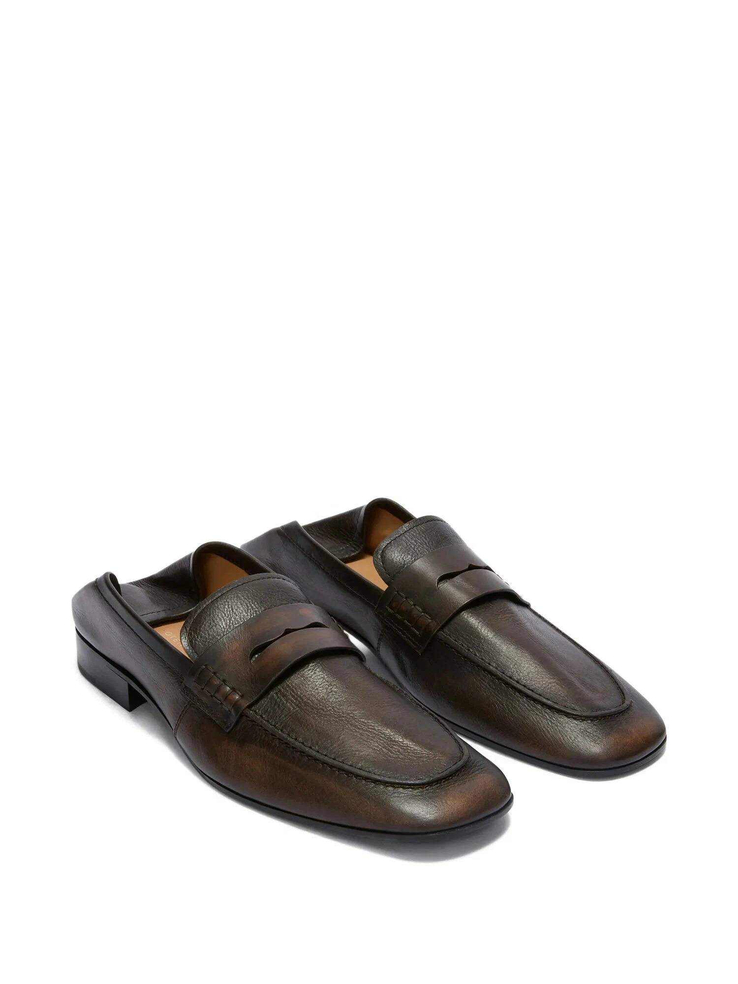 Momentum Leather Loafer Olive