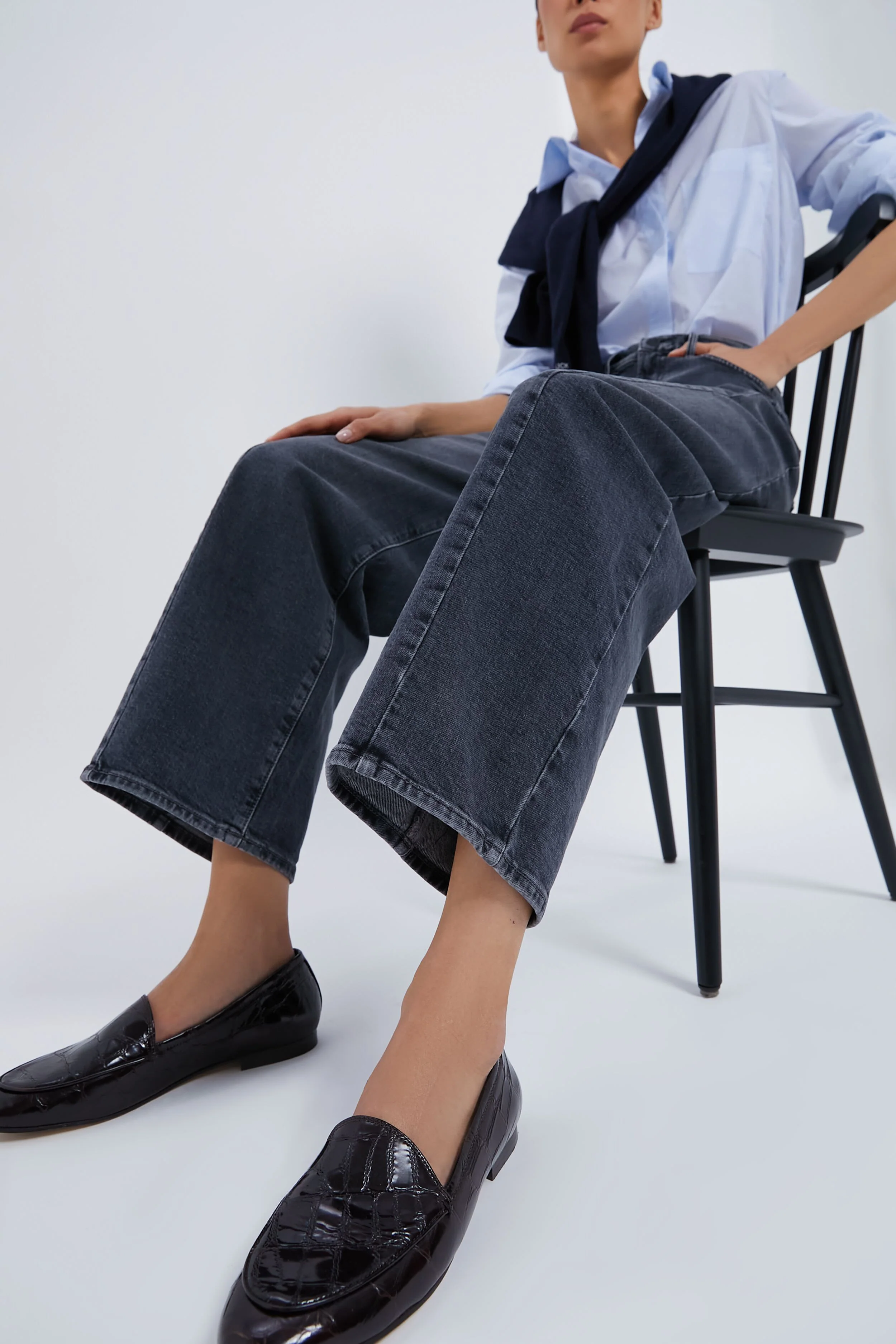 Prime Velvet Loafer Denim