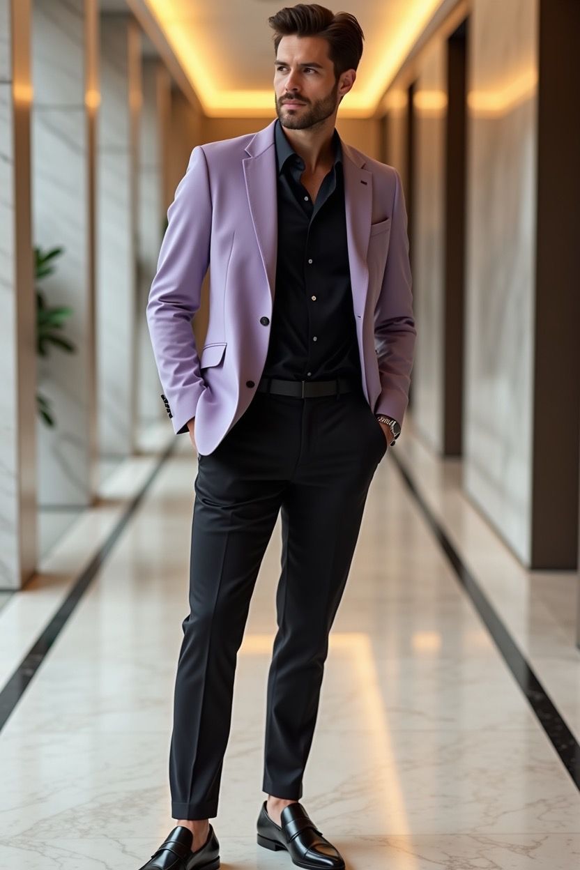 Trendy Men's Formal Suit Blazer Elite
