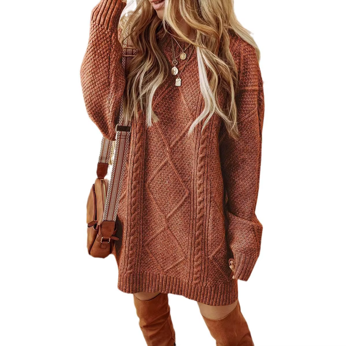 Women's Knit Sweater Dress