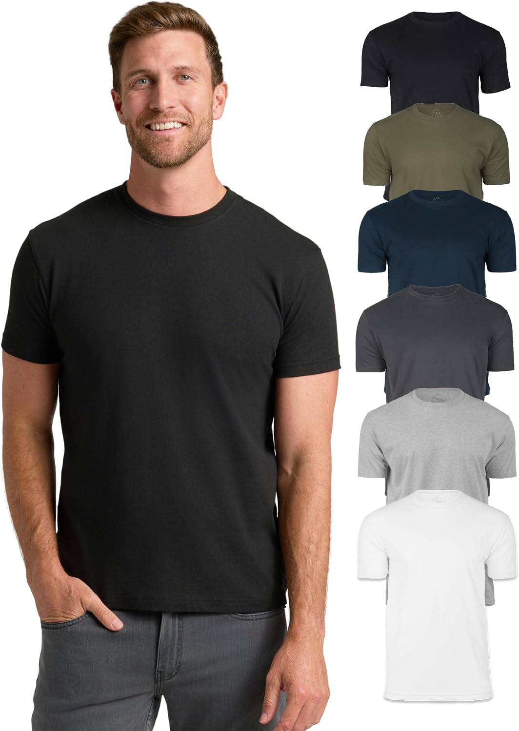 Formal Men's Cotton T-Shirt Pack Deluxe