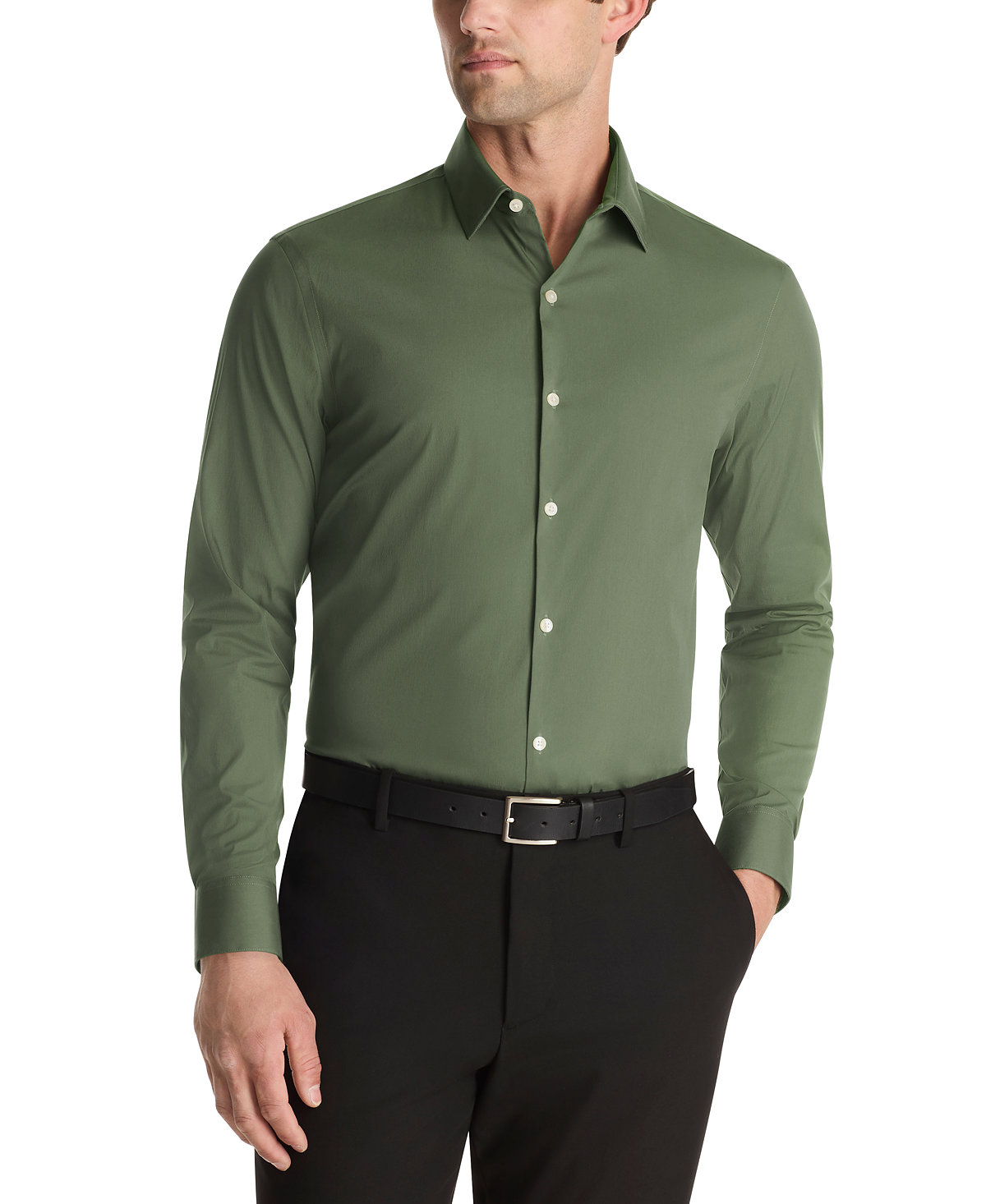 Classic Men's Slim Fit Dress Shirt Eco