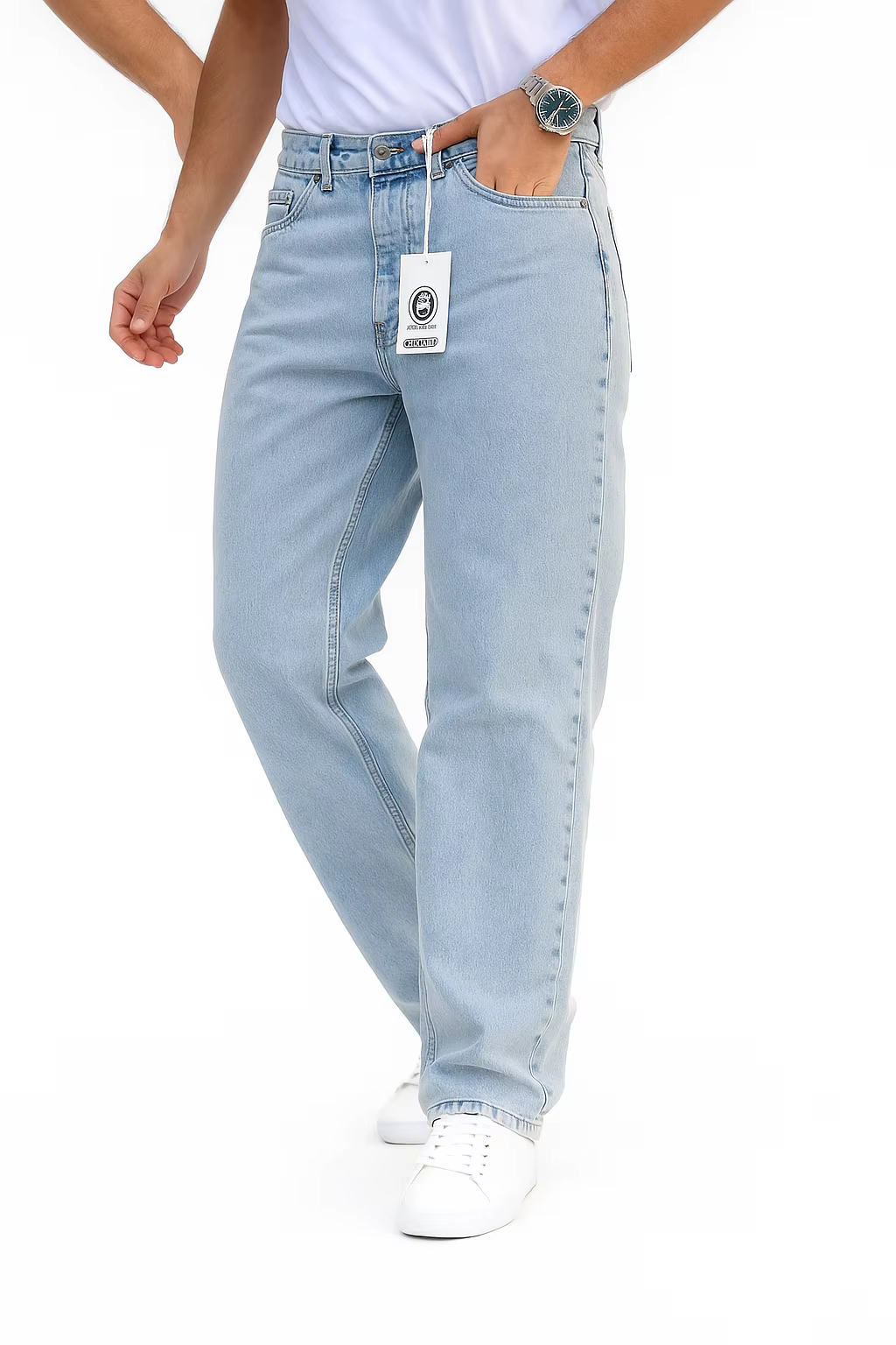 Luxury Men's Denim Jeans Straight Cut Eco