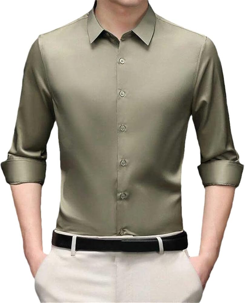 Formal Men's Slim Fit Dress Shirt Eco
