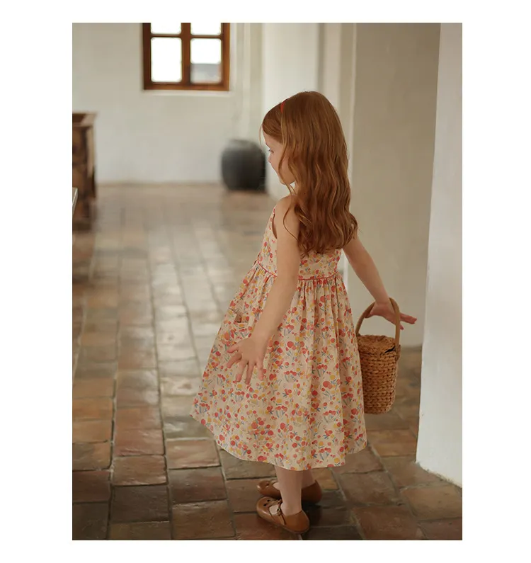 Kids Girls Floral Sundress