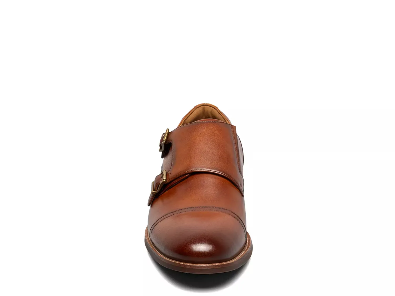 Urban Double Monk Strap Cognac