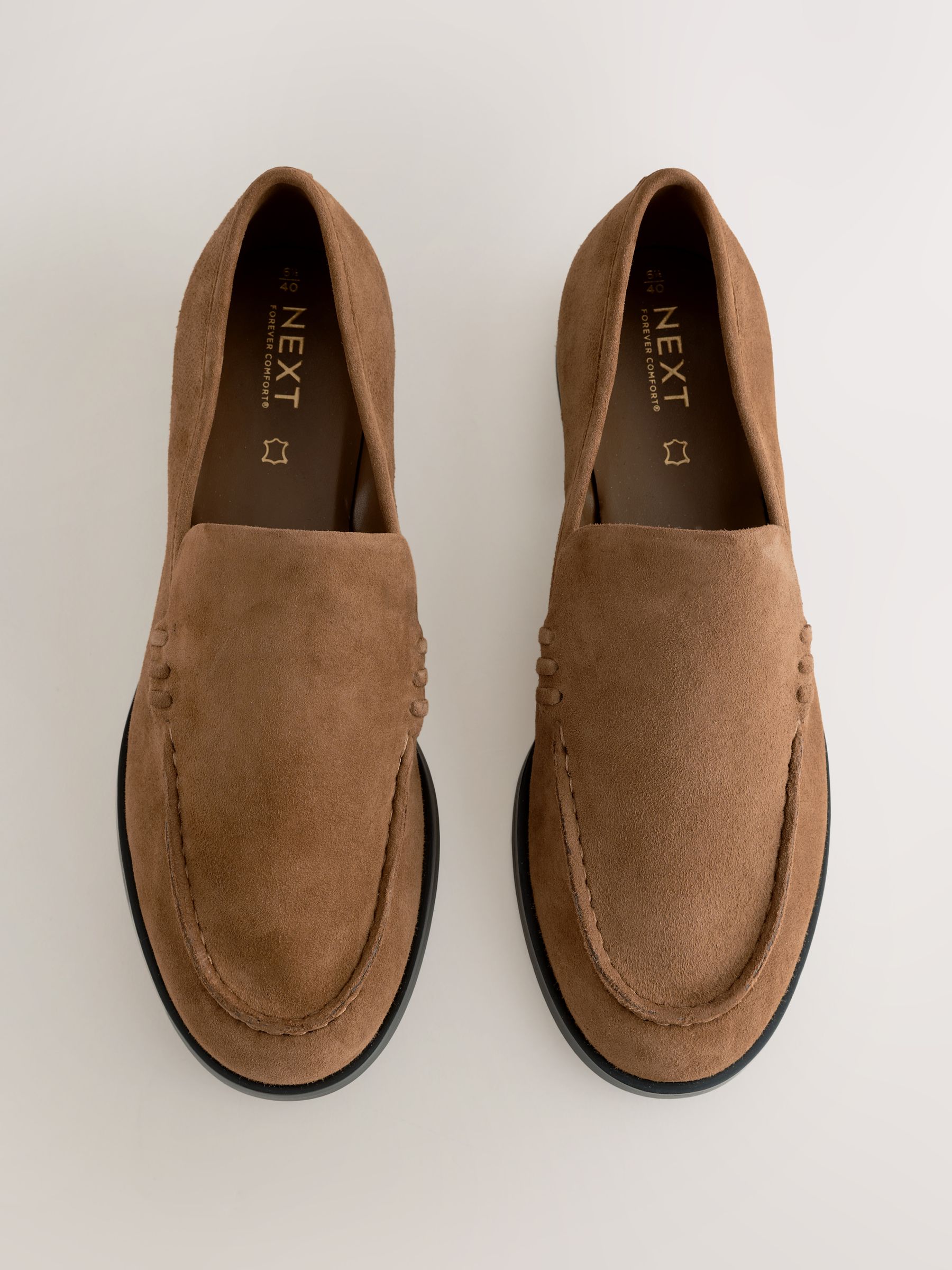 Edge Suede Loafer Tan