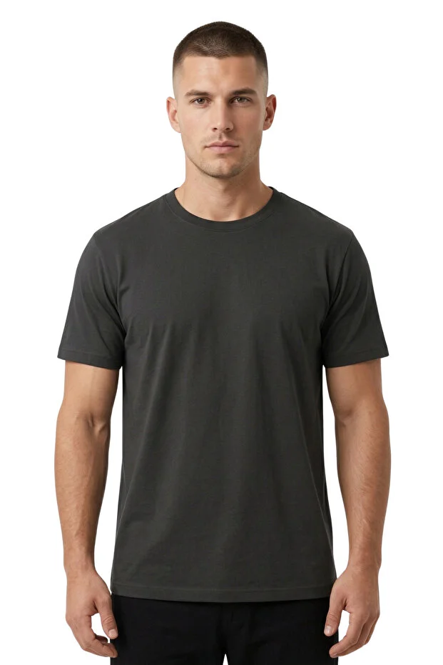 Sporty Men's Cotton T-Shirt Pack Natural