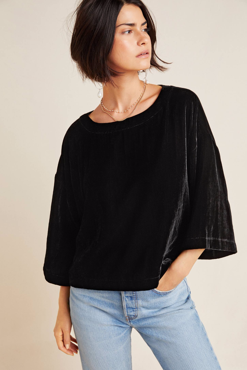 Women's Velvet Top