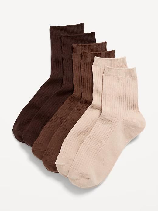 Essential Brown Crew Socks