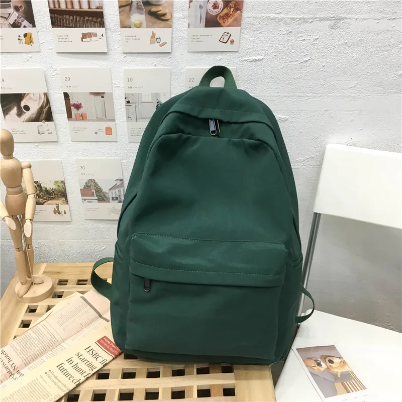 School Bag - Backpack - Large - Green