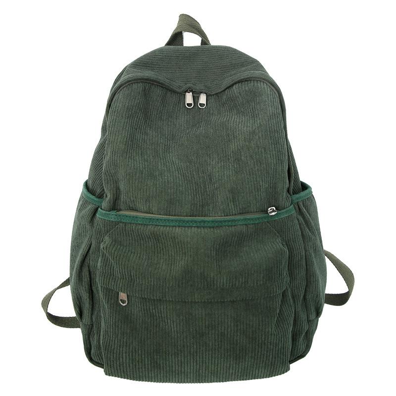 School Bag - Backpack - Large - Green