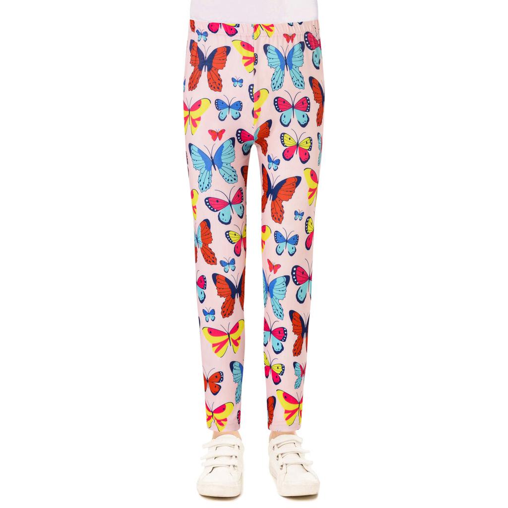 Kids Butterfly Print Leggings