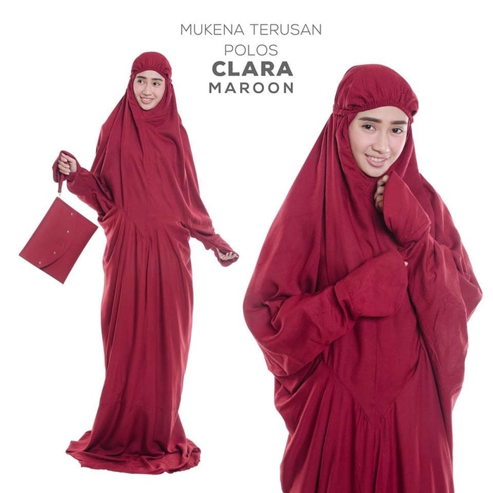 Mukena - Maroon