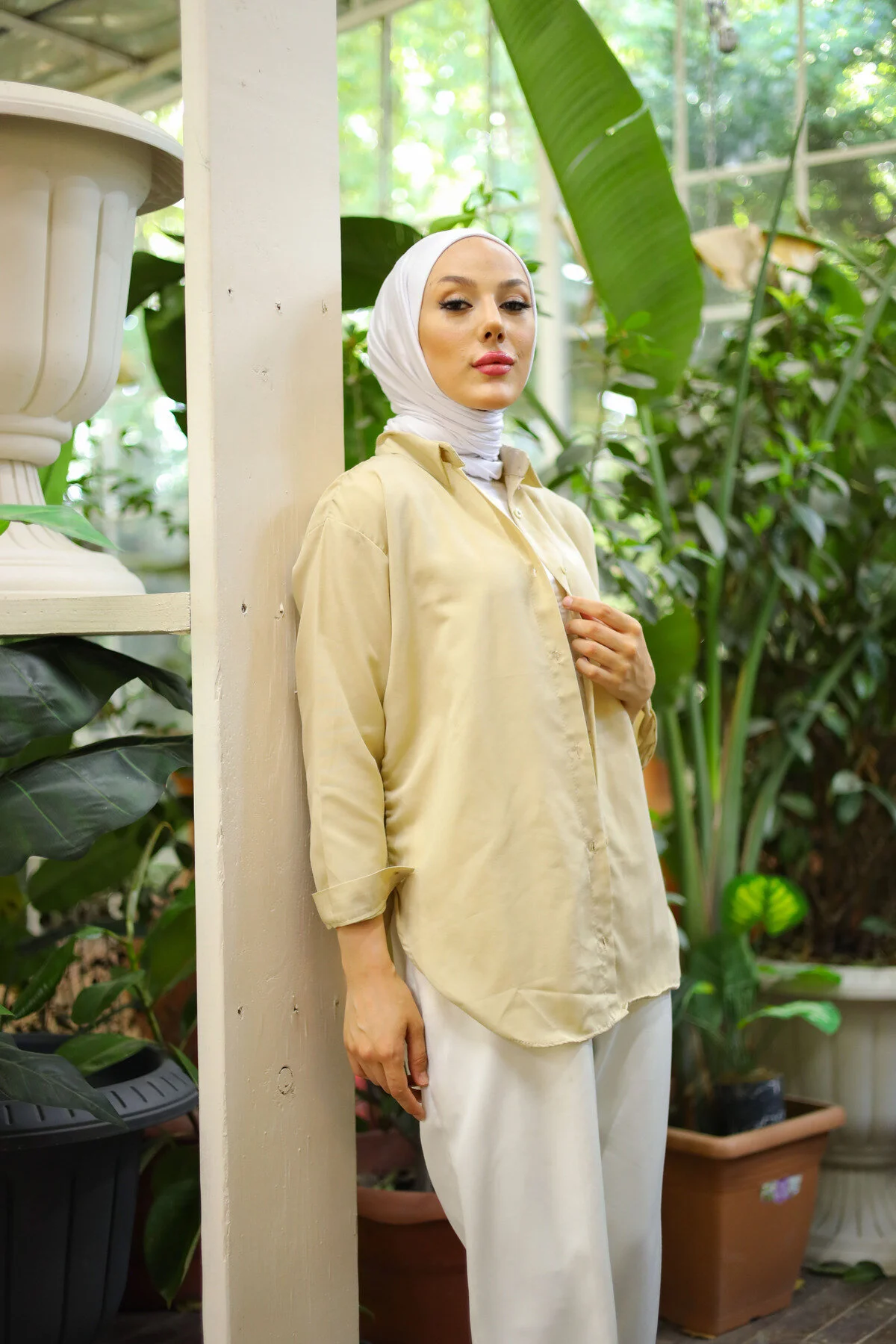 Muslim Blouse - Beige