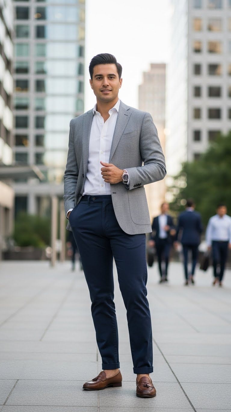 Casual Men's Formal Suit Blazer Pro
