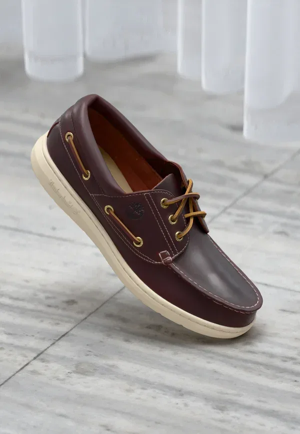 Urban Burgundy Boat Shoes