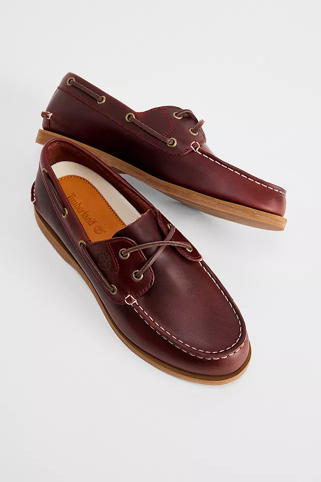 Urban Burgundy Boat Shoes