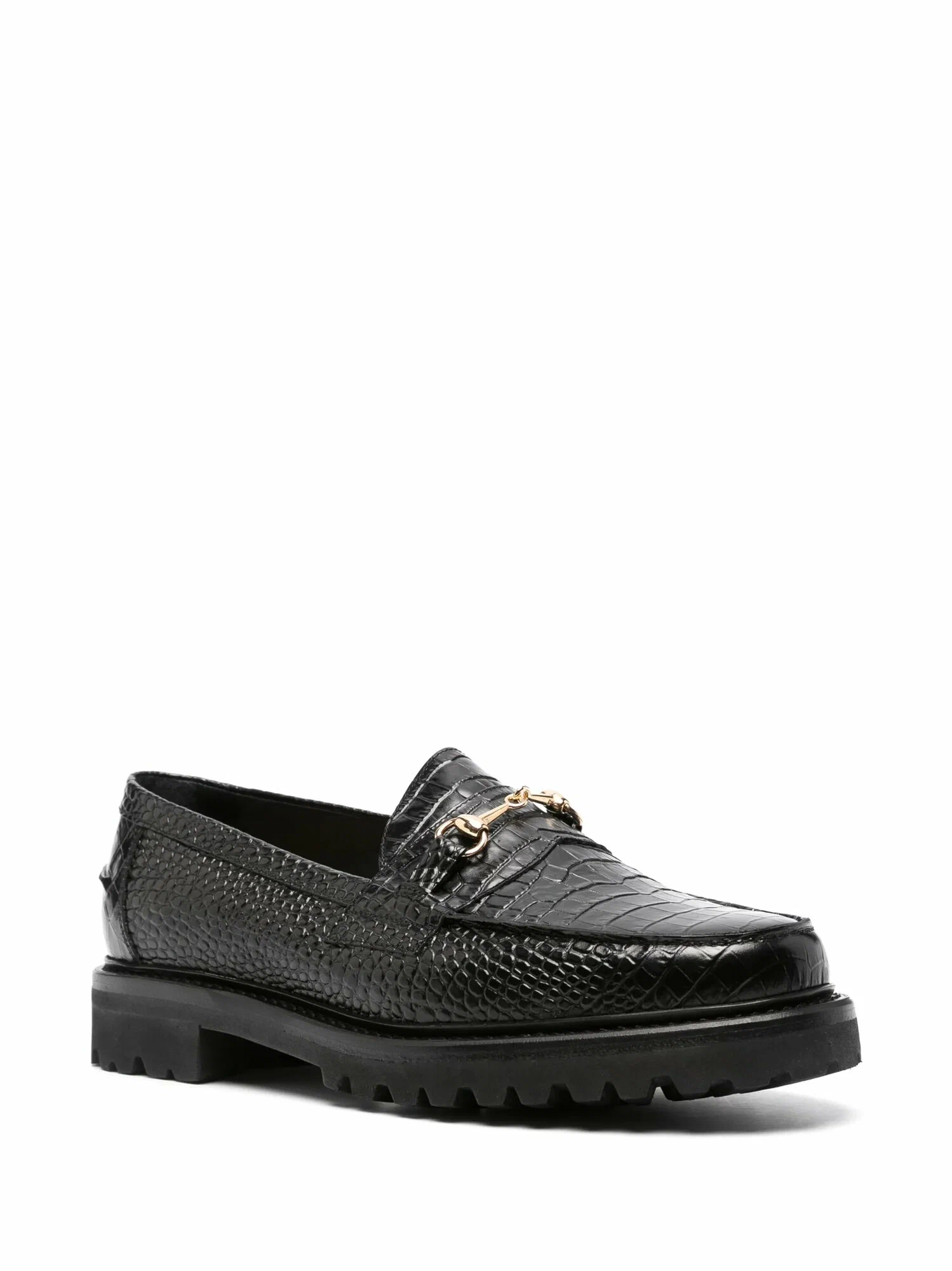 Contemporary Horsebit Loafer Graphite