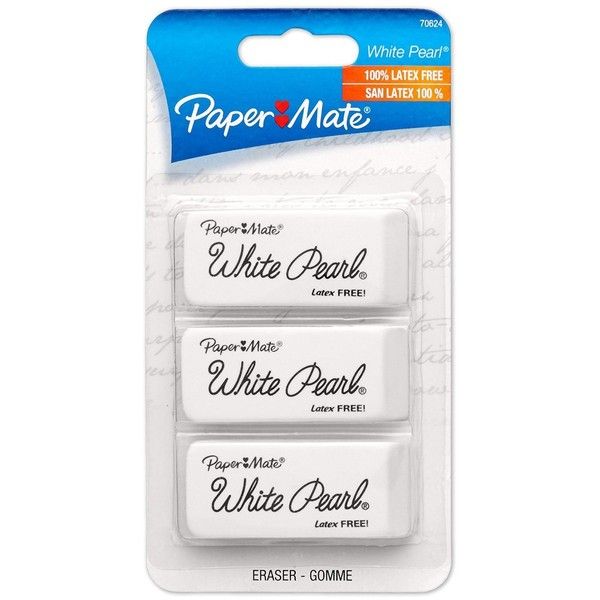 Eraser - White - Large - 3 Pack