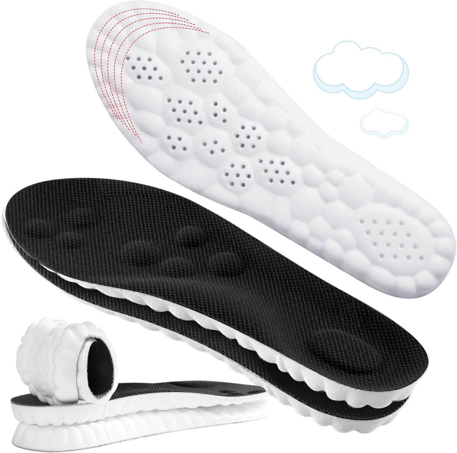 Premium White Cushion Insoles