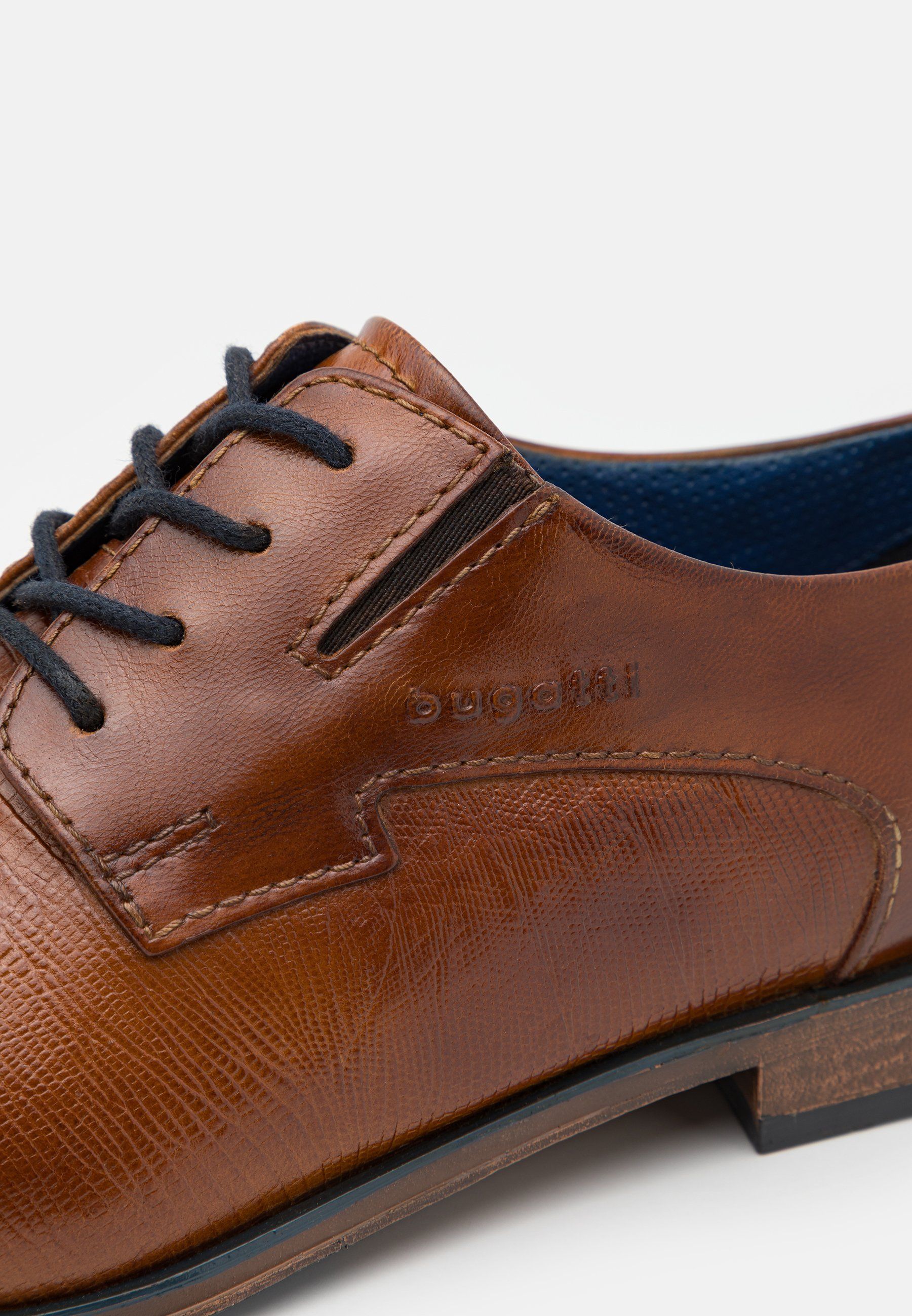 Elegant Cognac Derby Shoes