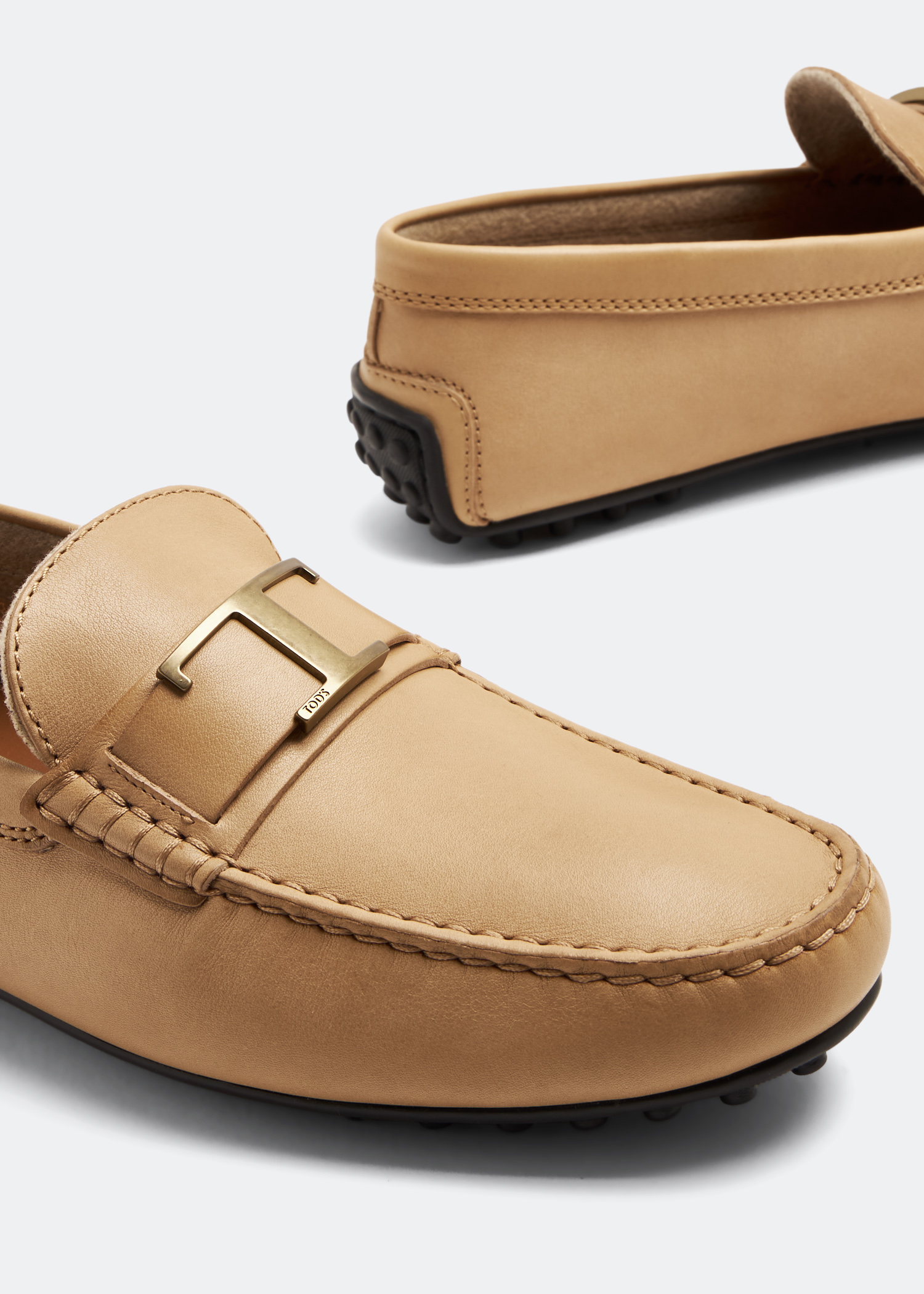 Bold Driving Loafer Beige