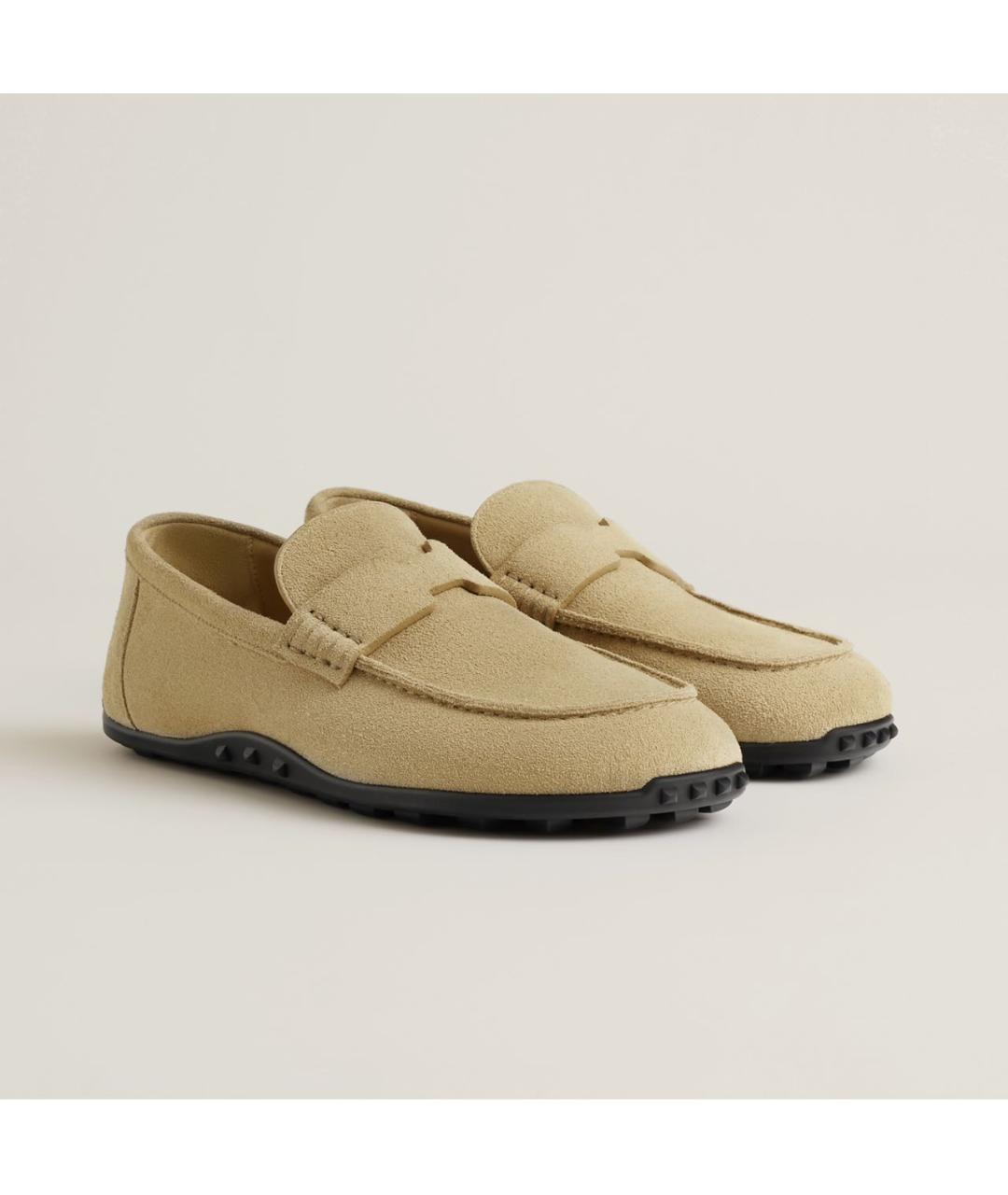 Bold Driving Loafer Beige