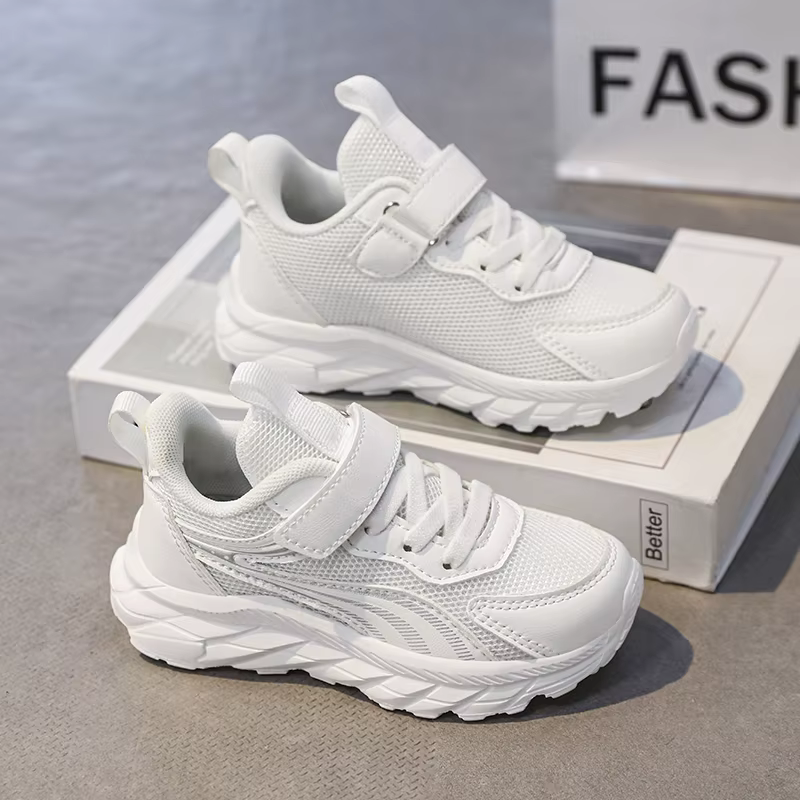 Kids School Shoes - Size 28 - White