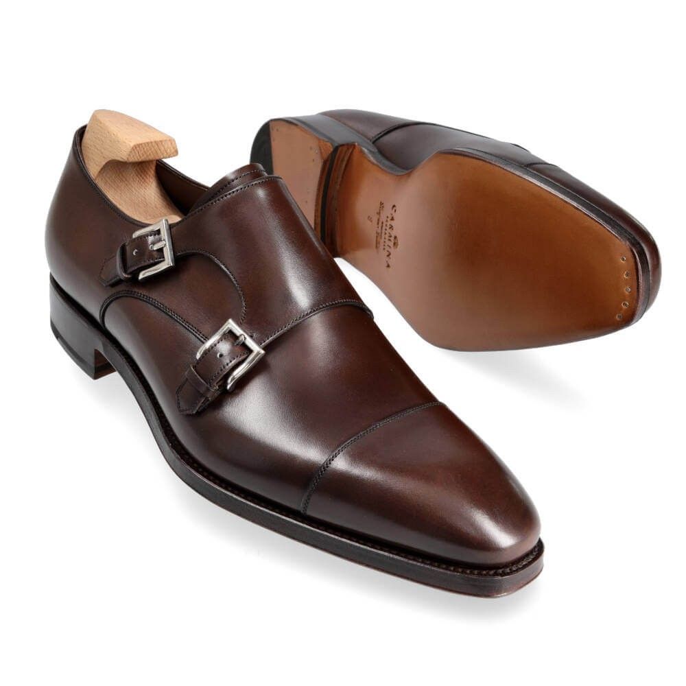 Modern Monk Strap Shoe Brown