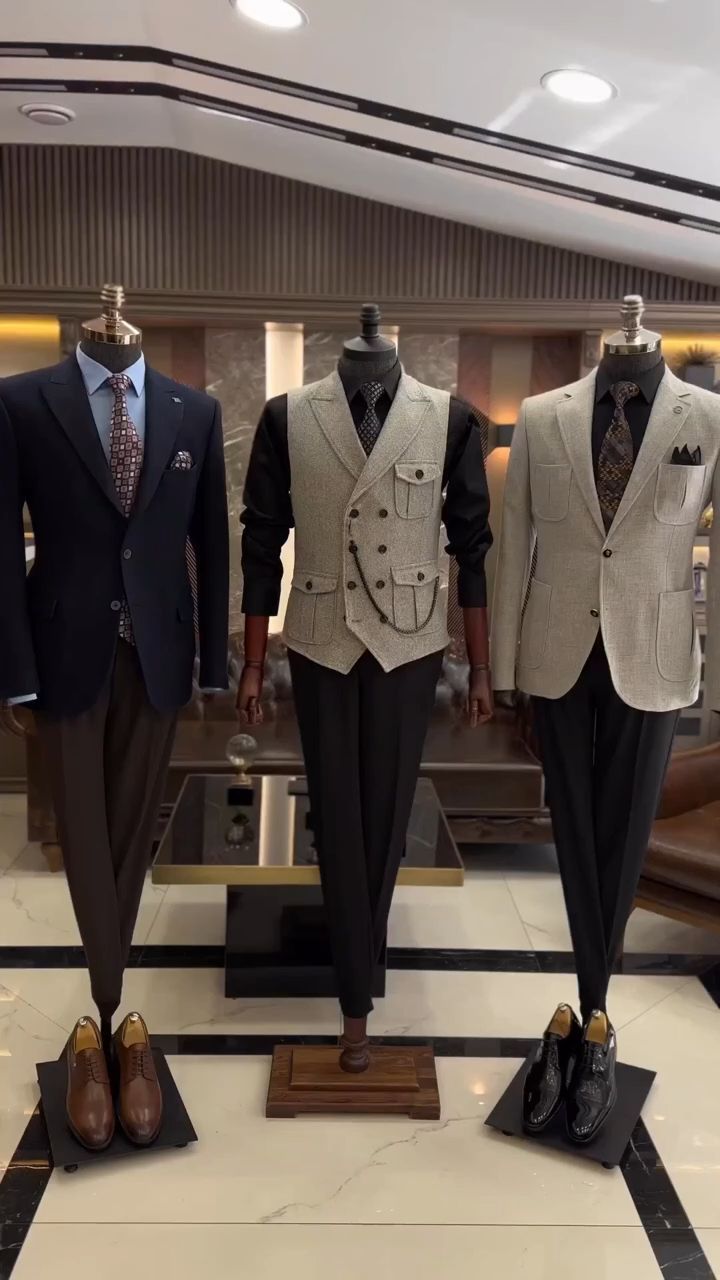 Luxury Men's Formal Suit Blazer Plus