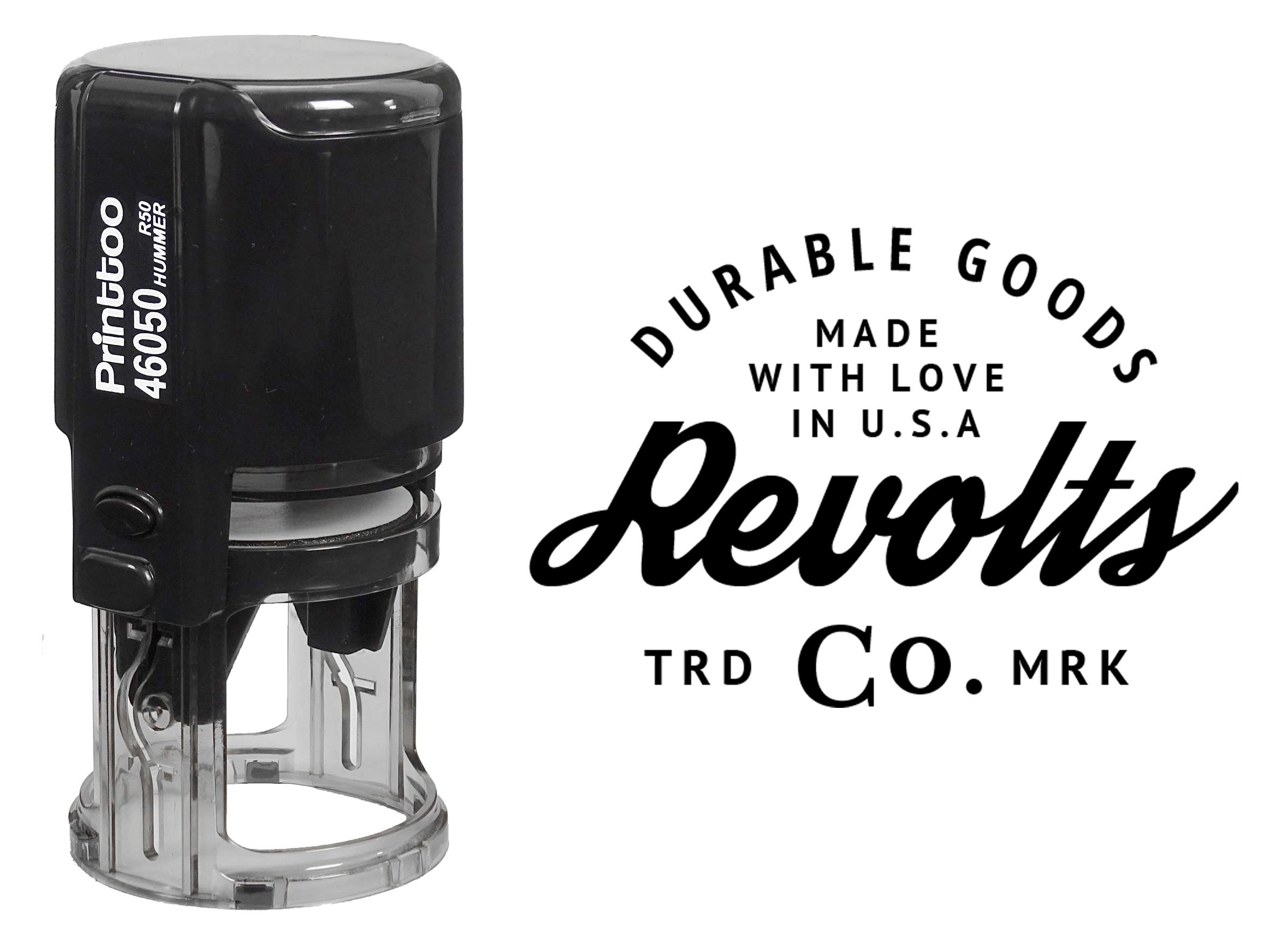 Round Company Stamp - Self-Inking