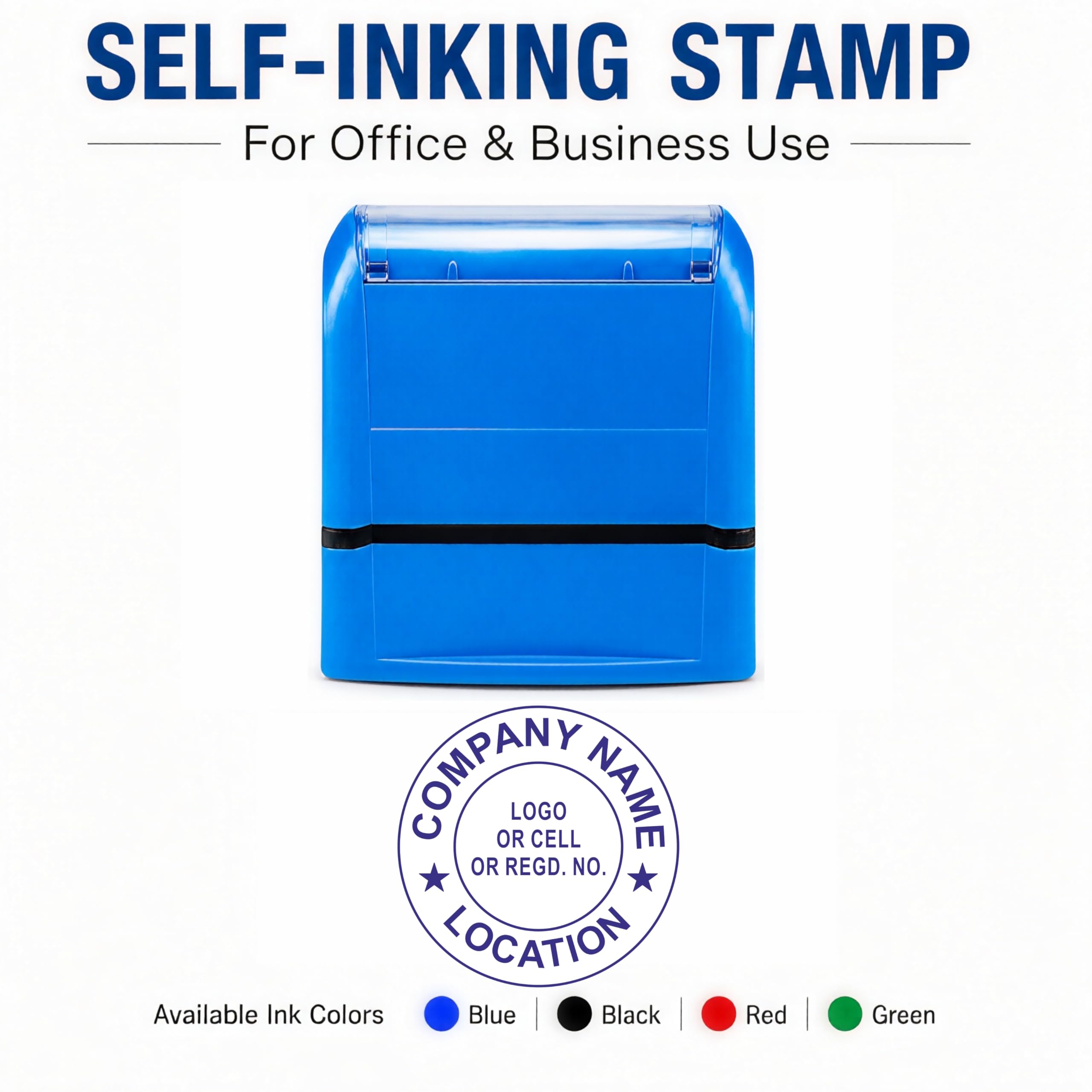 Round Company Stamp - Self-Inking