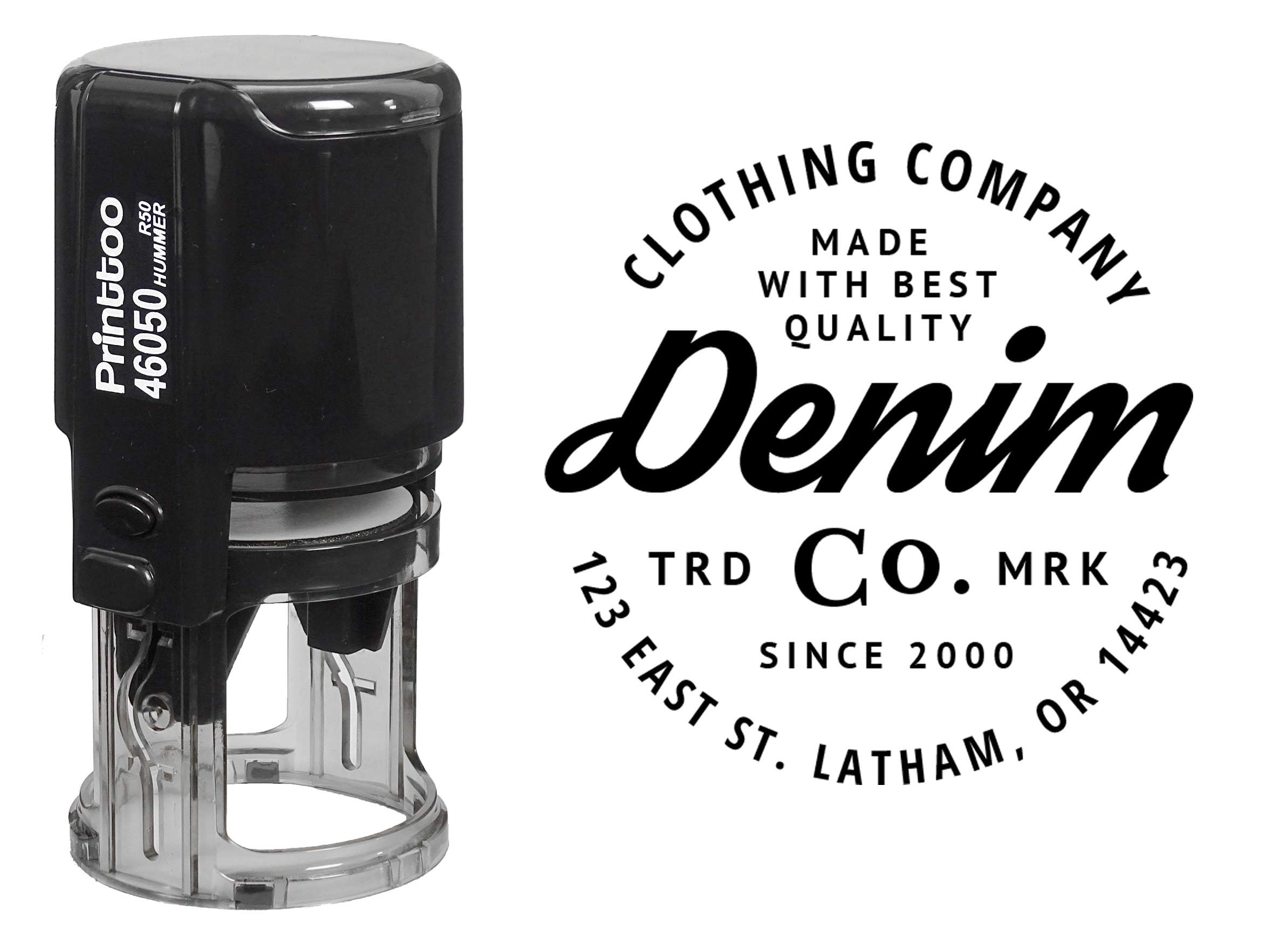 Round Company Stamp - Self-Inking