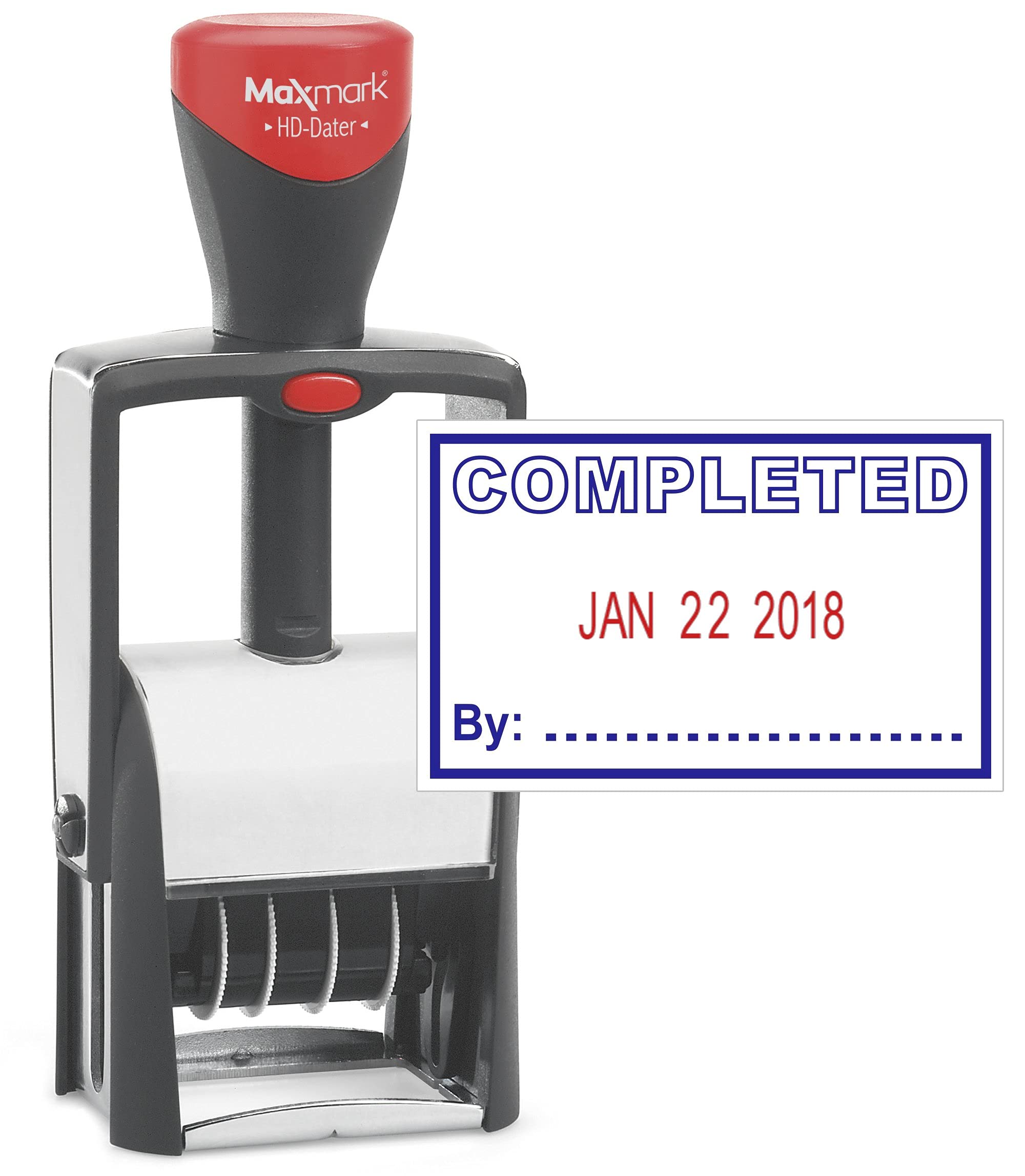 Heavy Duty Self-Inking Stamp - Metal Body