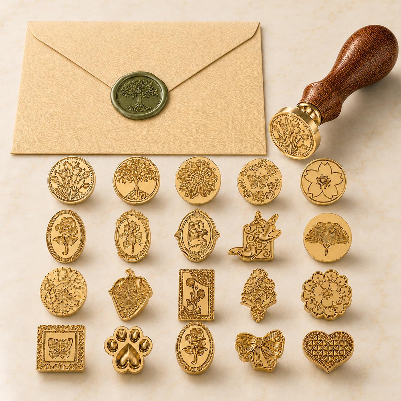 Wax Seal Stamp - Classic Design