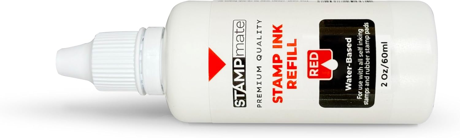 Stamp Ink Refill - Red - 30ml